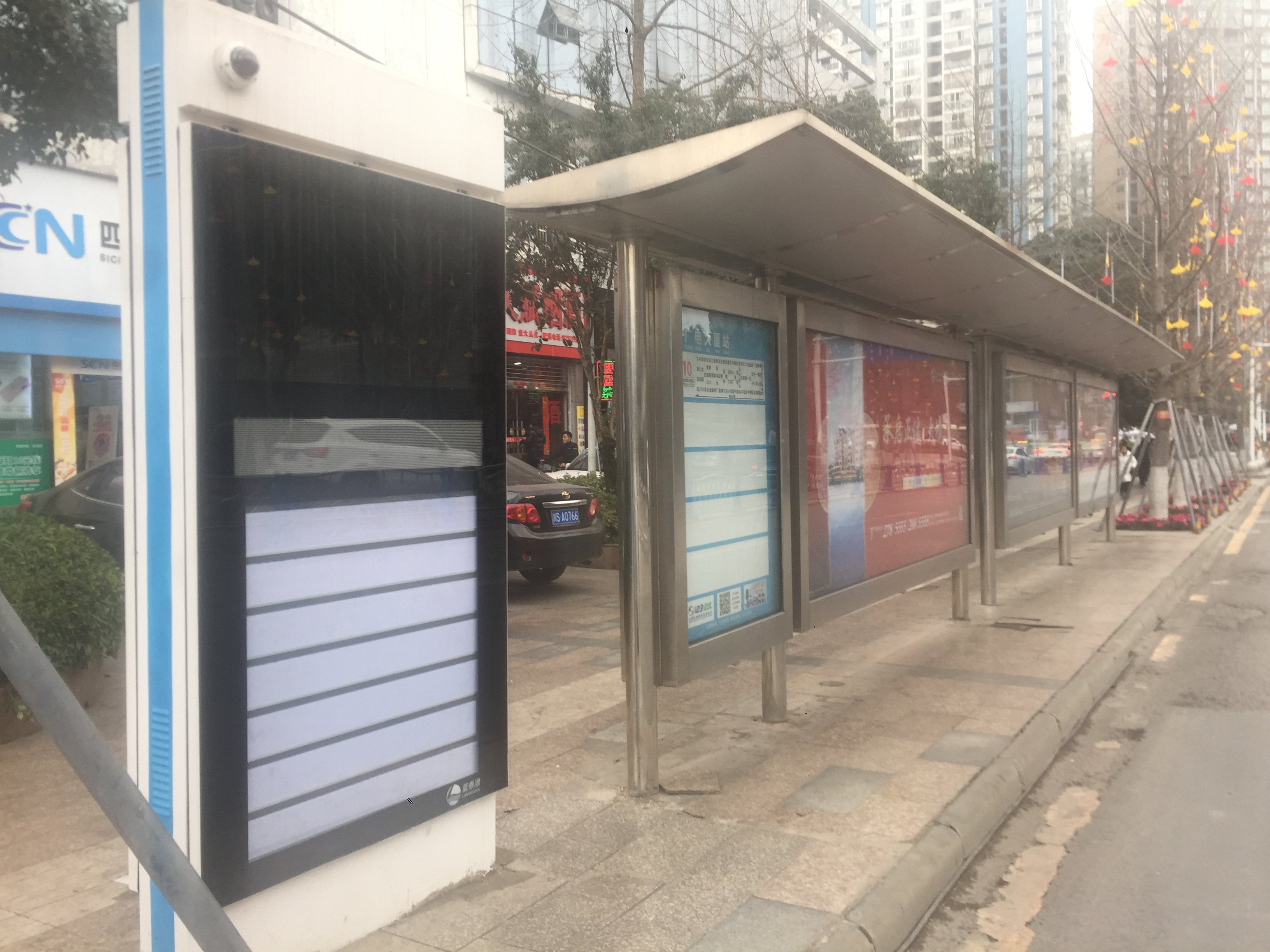 智能公交站牌进入调试阶段