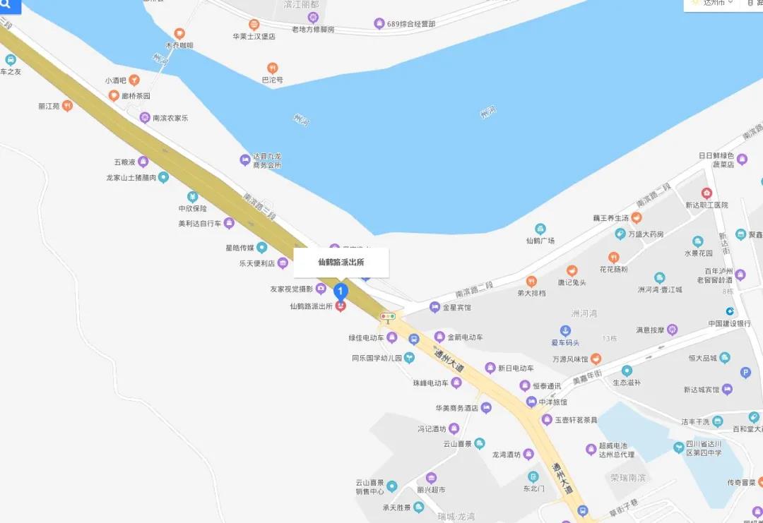 达州亭子镇地图图片
