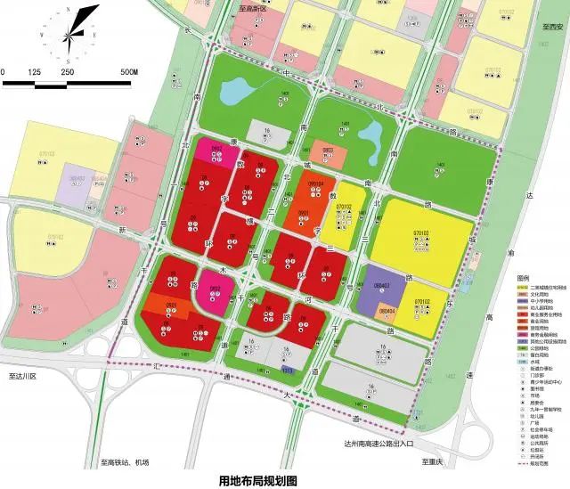 达州高新区最新规划图图片