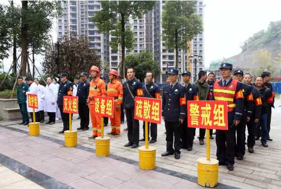 支队联合市住建局在恒大雍河湾小区开展全市物业服务企业"119消防时