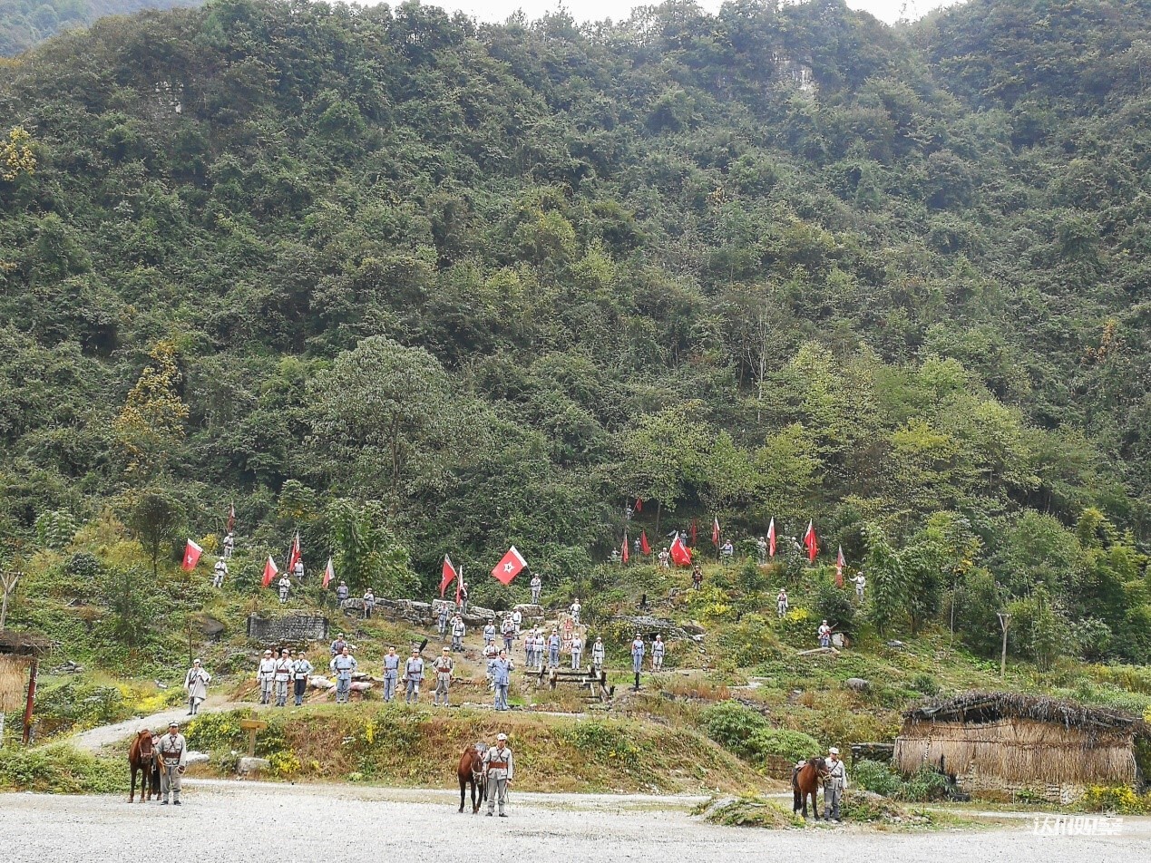 《婁山關大捷》實景演出場景