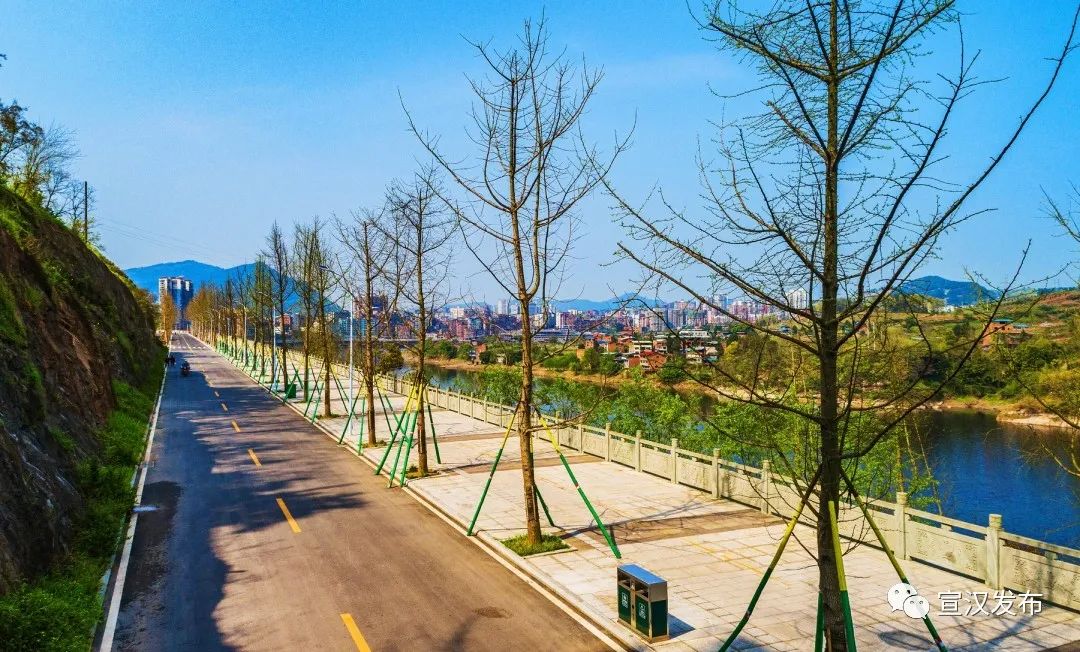 四川宣汉县城环城路图片